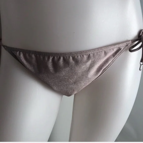 Juicy Couture Y2K pink sparkle string bikini XL